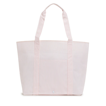 TRVL PINK PIMLICO STRIPE JUMBO TOTE