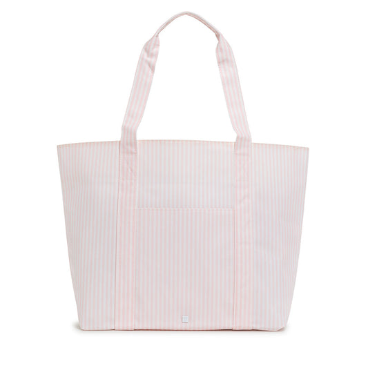 TRVL PINK PIMLICO STRIPE JUMBO TOTE