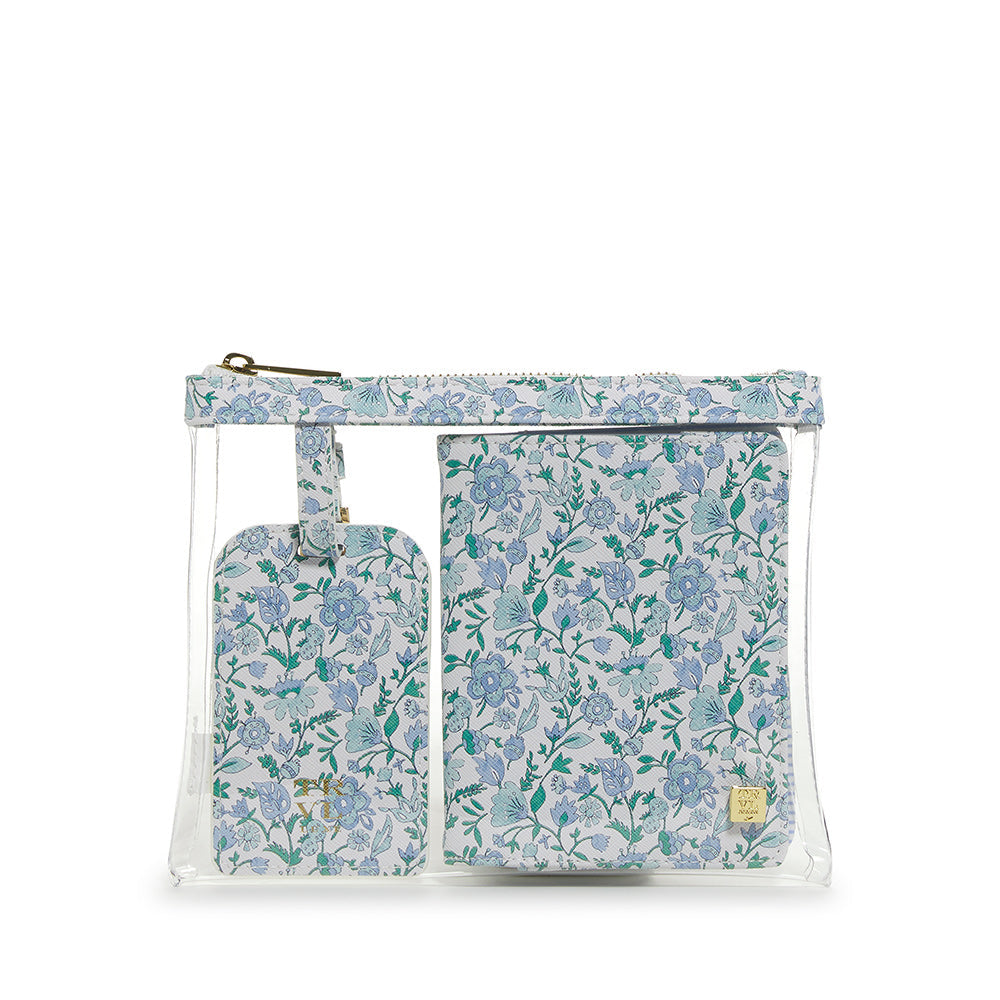 TRVL Hampton Floral Passport Cover and Luggage Tag