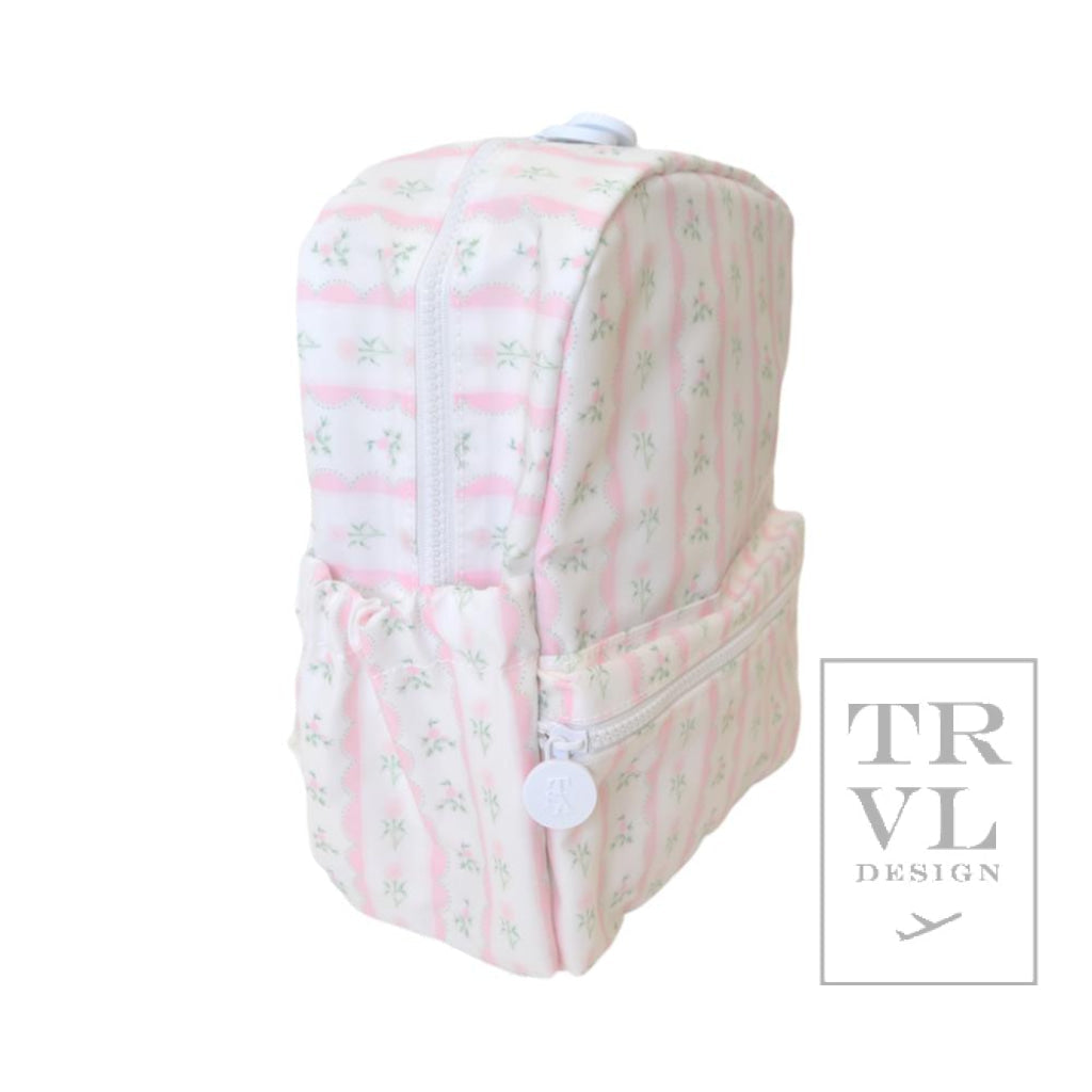 TRVL PINK RIBBON FLORAL MINI BACKPACK