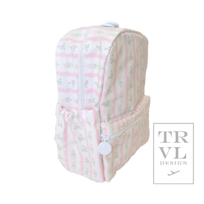 TRVL PINK RIBBON FLORAL MINI BACKPACK