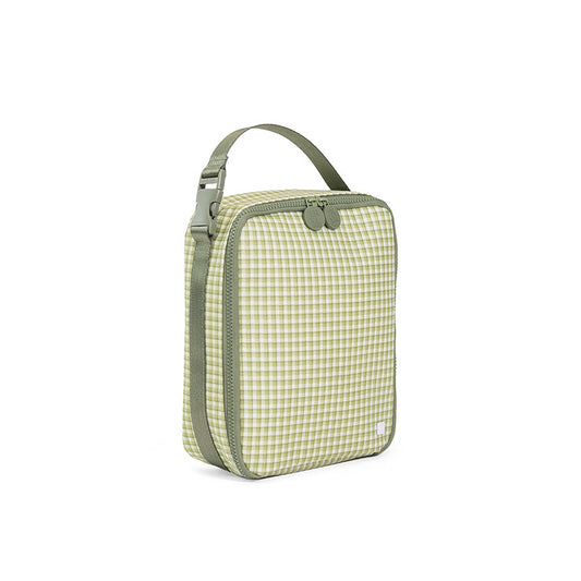 TRVL GREEN CACTUS CHECK LUNCHBOX