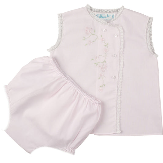 Floral Lace Diaper Set
