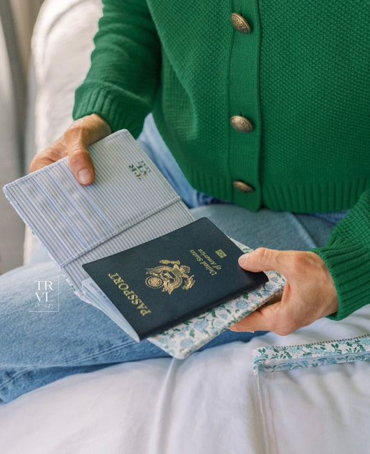 TRVL Hampton Floral Passport Cover and Luggage Tag