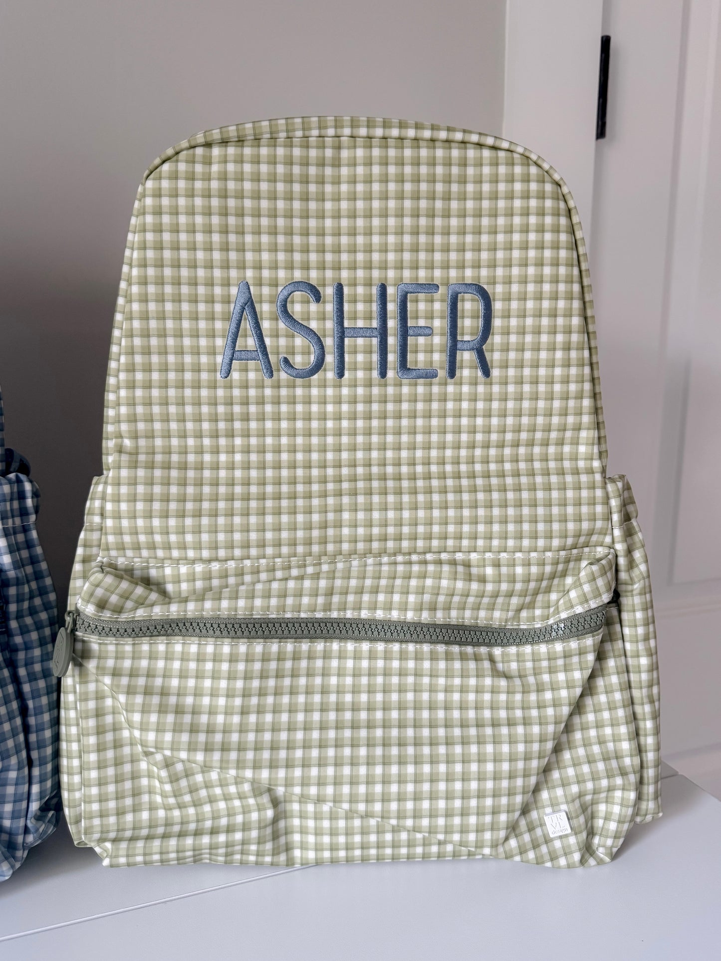 TRVL GREEN CACTUS RODEO CHECK BACKPACK