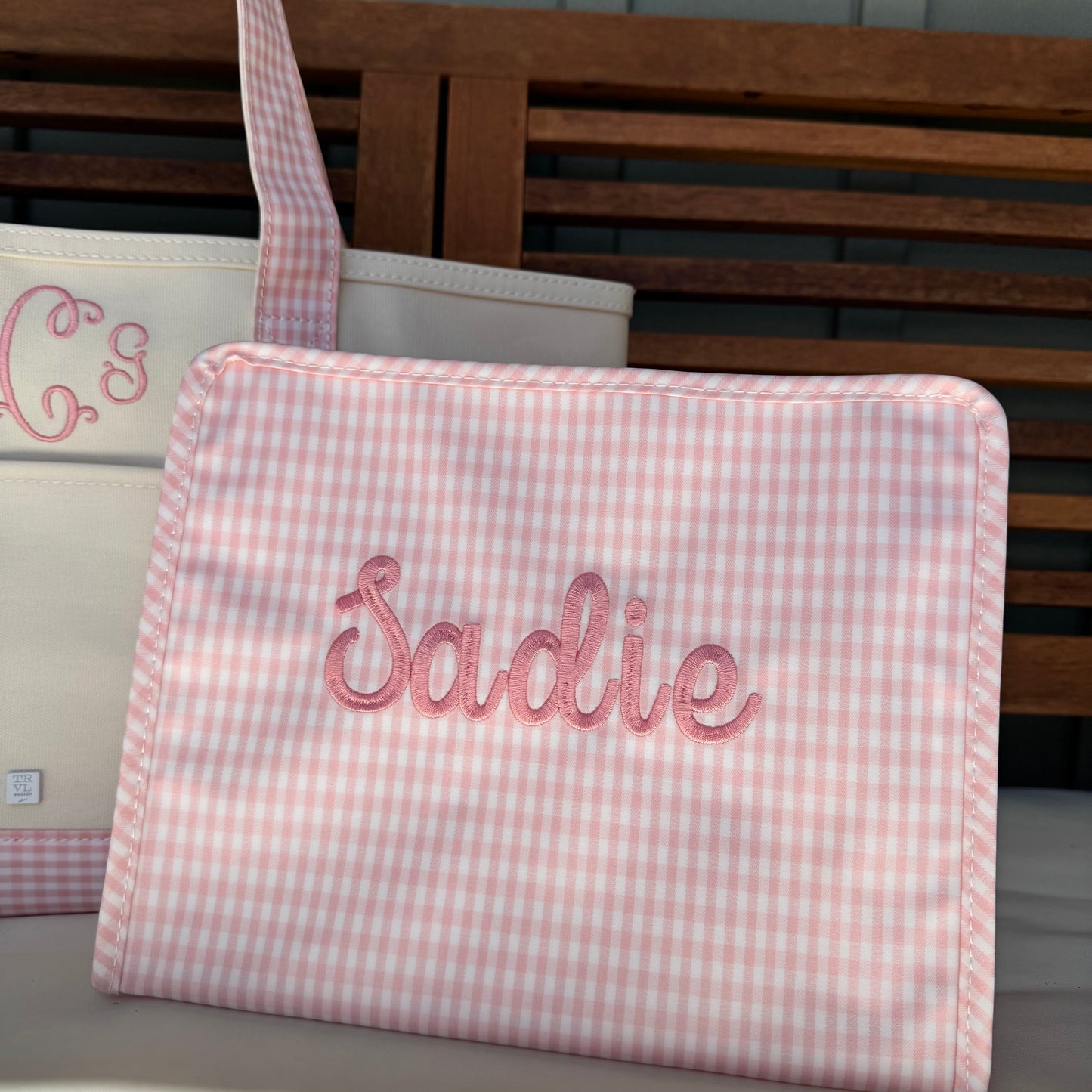 TRVL Pink Taffy Gingham Roadies