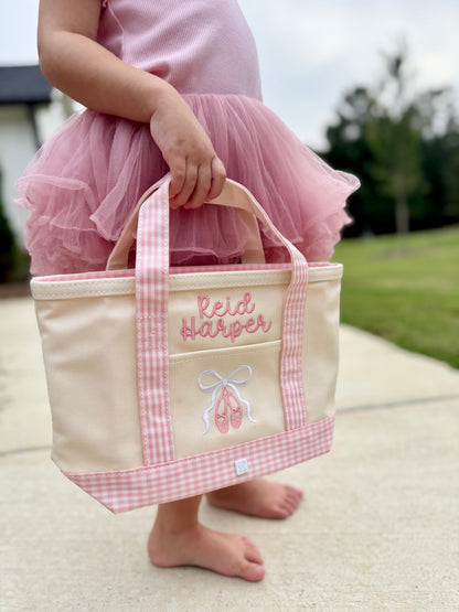 TRVL MINI TOTE BALLET TAFFY PINK