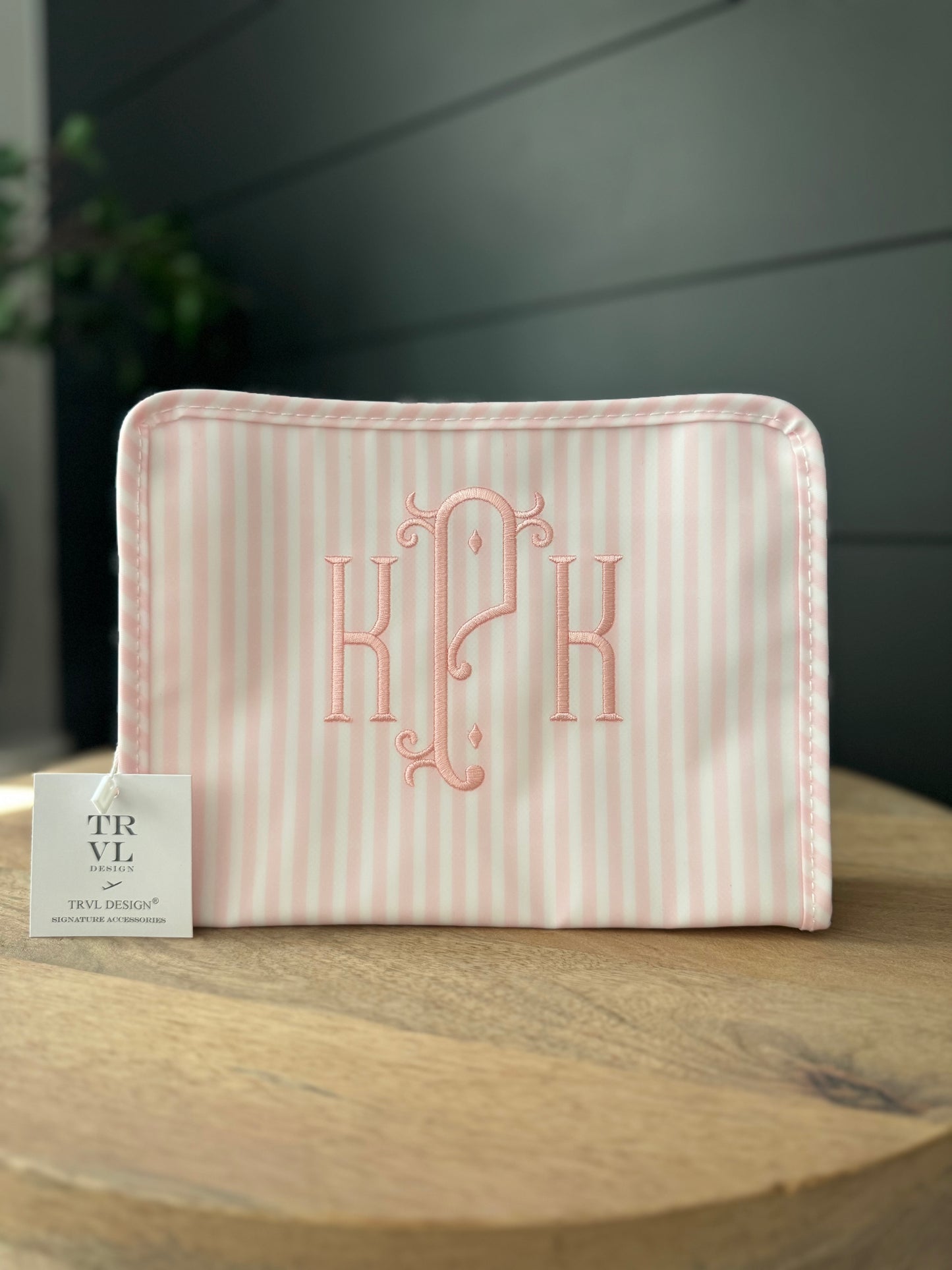 TRVL MEDIUM PINK PIMLICO STRIPE ROADIE