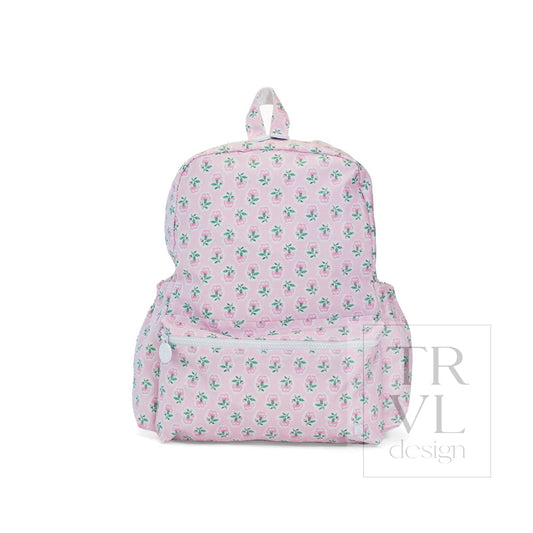 TRVL PETITE FLEUR PINK BACKPACK