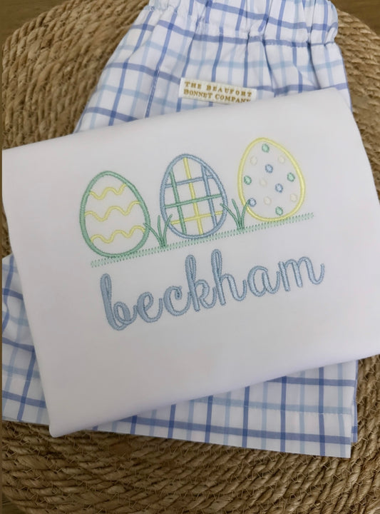 Embroidered Easter Egg T-Shirt