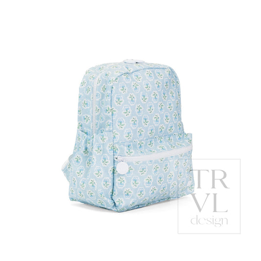 TRVL PETITE FLEUR BLUE MINI BACKPACK
