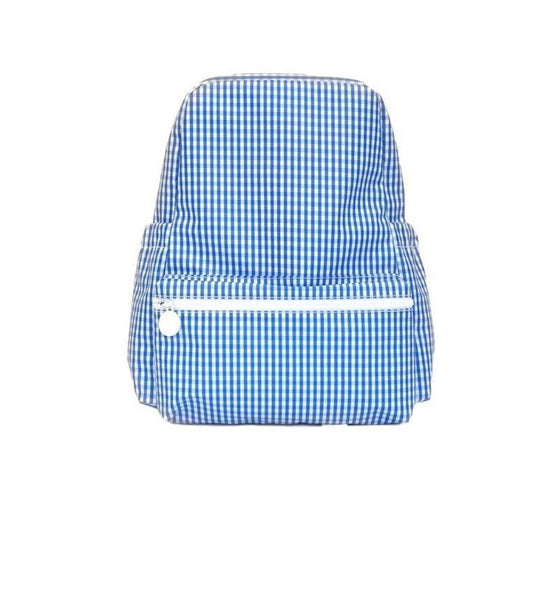 TRVL ROYAL GINGHAM BACKPACK