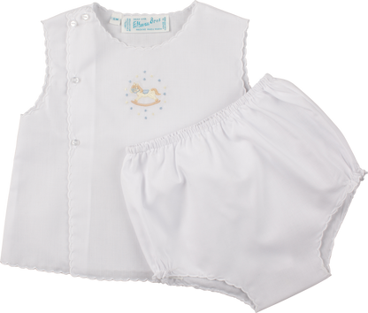 Boys Rocking Horse Diaper Set