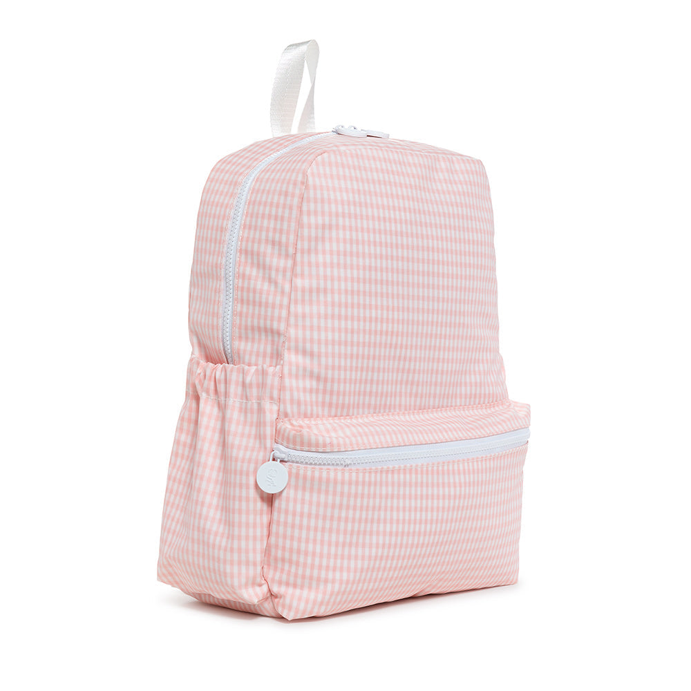 TRVL TAFFY PINK GINGHAM BACKPACK