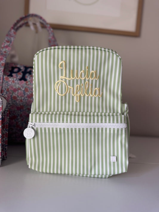 TRVL SAGE PIMLICO STRIPE MINI BACKPACK