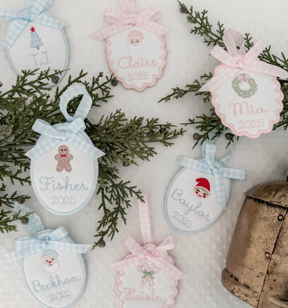 Embroidered Heirloom Christmas Ornaments