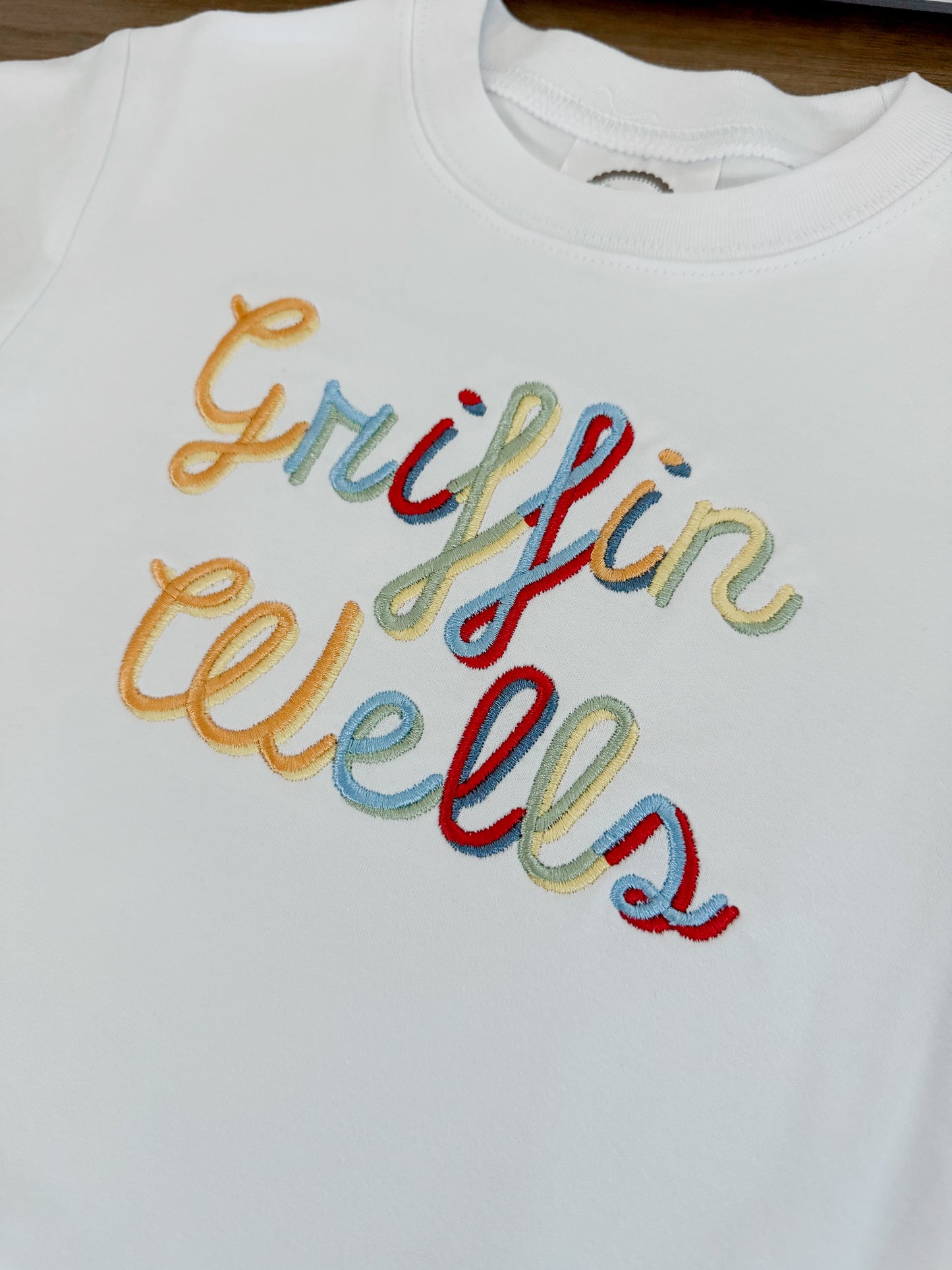 Embroidered T-Shirt Bubble
