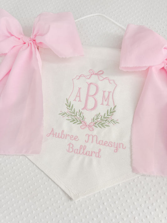 Embroidered Girls Classic Banner