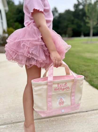 TRVL MINI TOTE BALLET TAFFY PINK