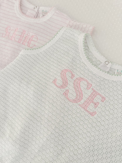 Knit 2pc Diaper Set with or without bows