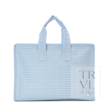 TRVL Overnite Tote Gingham Mist