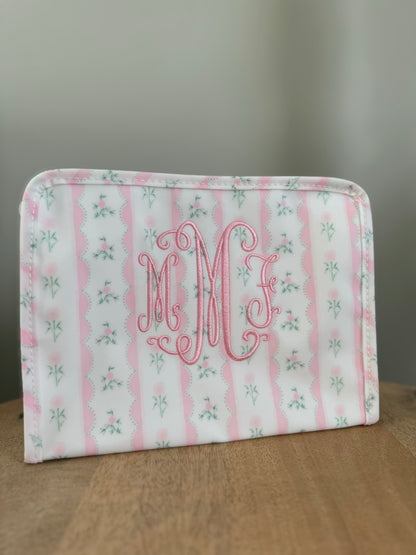 TRVL LARGE PINK RIBBON FLORAL ROADIE
