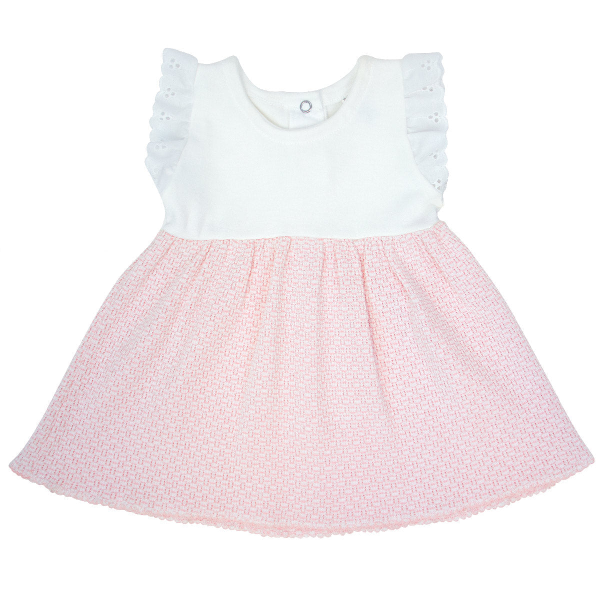 Eyelet Trim Toddler Dress