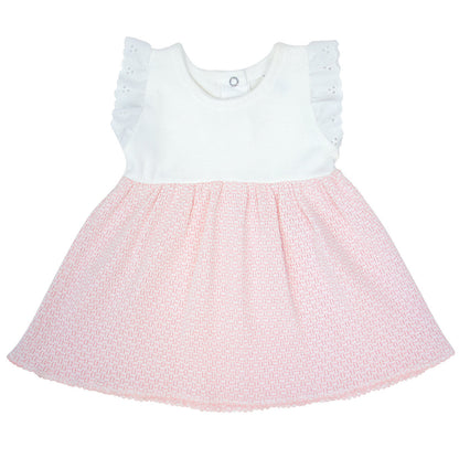Eyelet Trim Toddler Dress