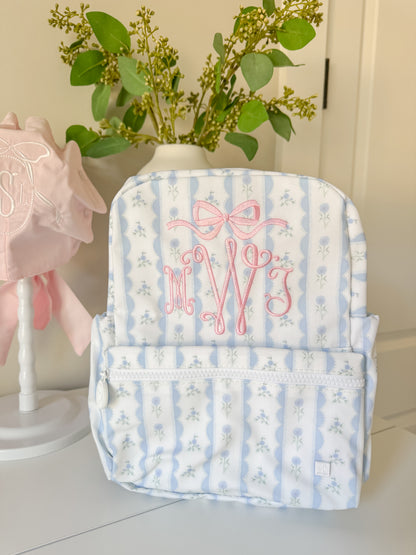 TRVL BLUE RIBBON FLORAL MINI BACKPACK