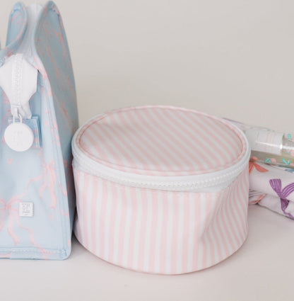 TRVL ROUND CASE PINK PIMLICO STRIPE