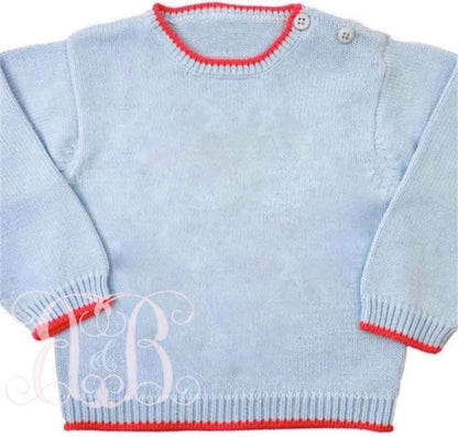 Blue & Red Sweater PREORDER