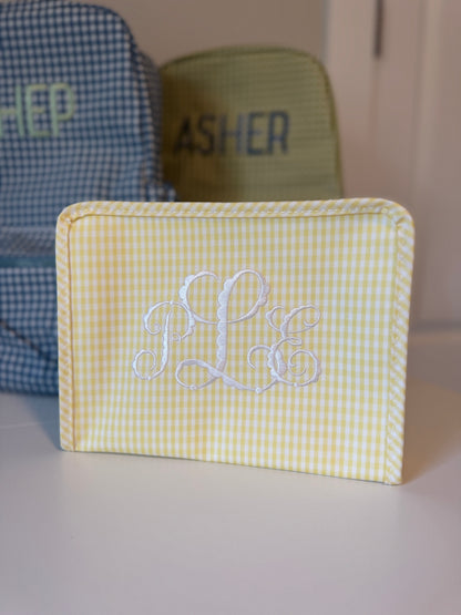 TRVL Buttercup Yellow Gingham Roadies