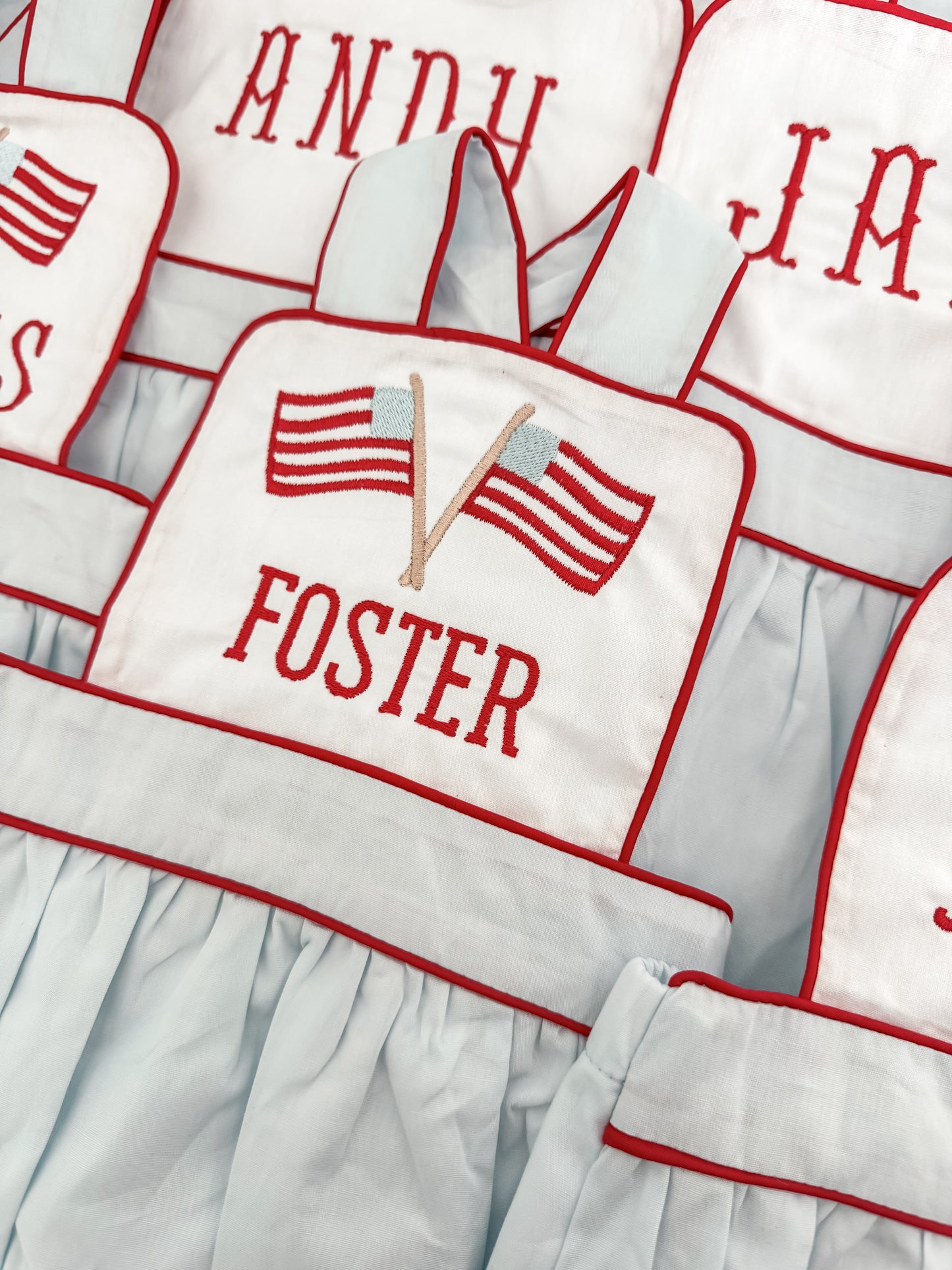Patriotic Bubble/Dress/Short Set