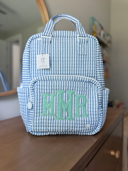 TRVL QUILTED CHAMBRAY DIAPER BAG ONLY