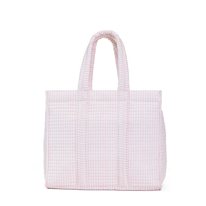 TRVL PINK PIMLICO STRIPE GO GO TOTE
