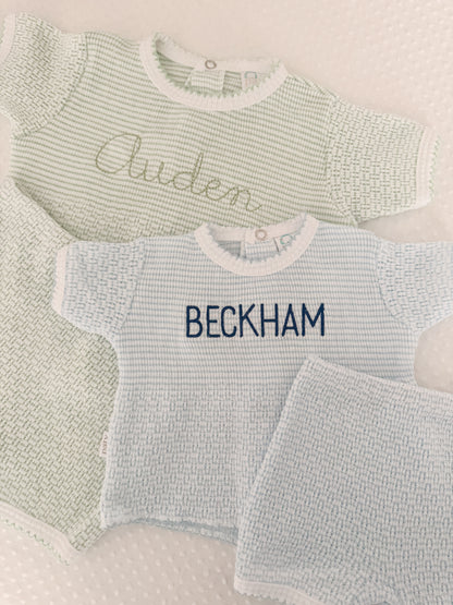 Paty Knit 2pc Short Set