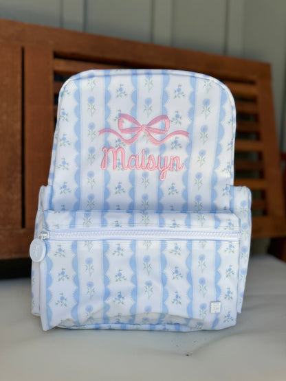 TRVL BLUE RIBBON FLORAL MINI BACKPACK