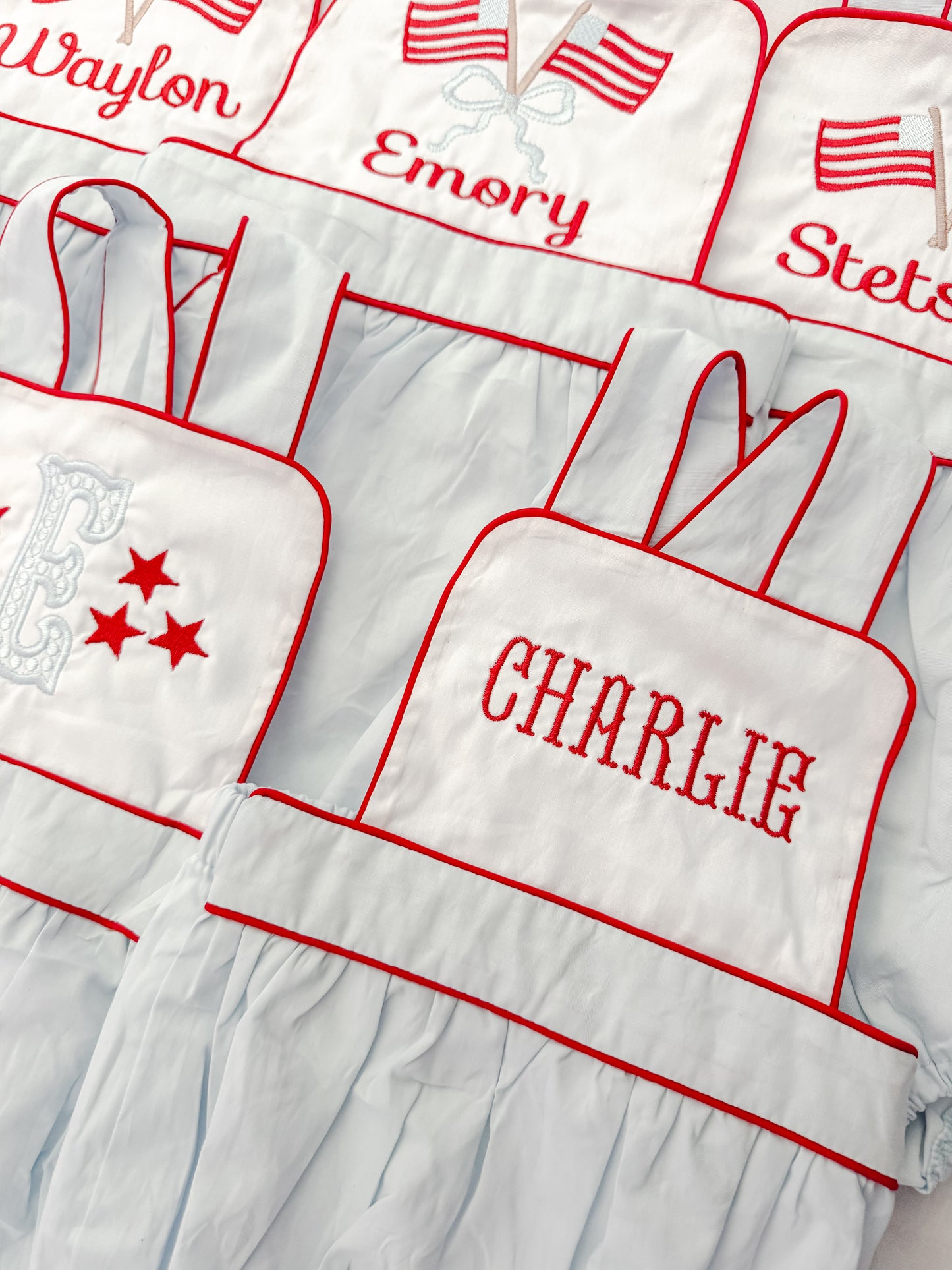 Patriotic Bubble/Dress/Short Set