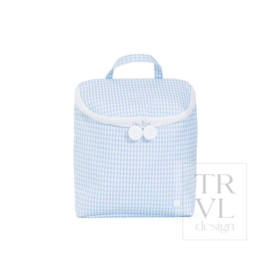 TRVL GINGHAM MIST BOTTLE BAG