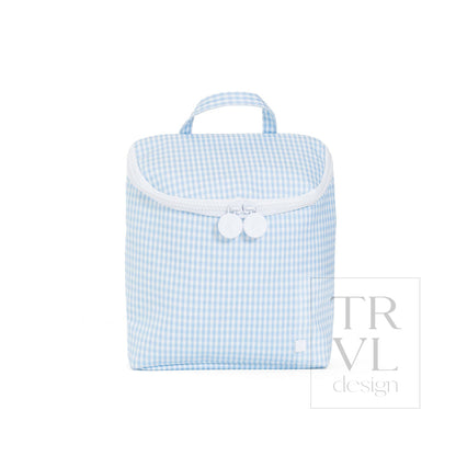 TRVL GINGHAM MIST BOTTLE BAG