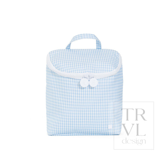 TRVL GINGHAM MIST BOTTLE BAG