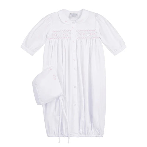 Girls Smocked Bud Take Me Home Gown With Bonnet