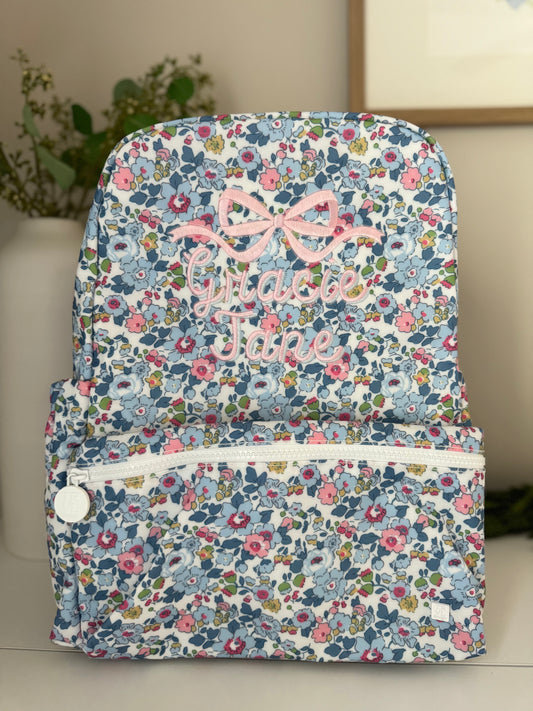 TRVL BRIDGEHAMPTON FLORAL BACKPACK