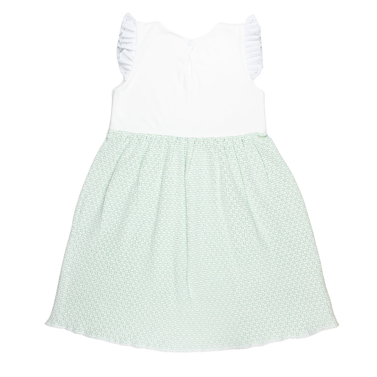 Eyelet Trim Toddler Dress