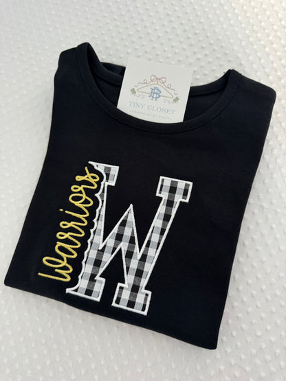 Girls Warriors Appliqué T-Shirt