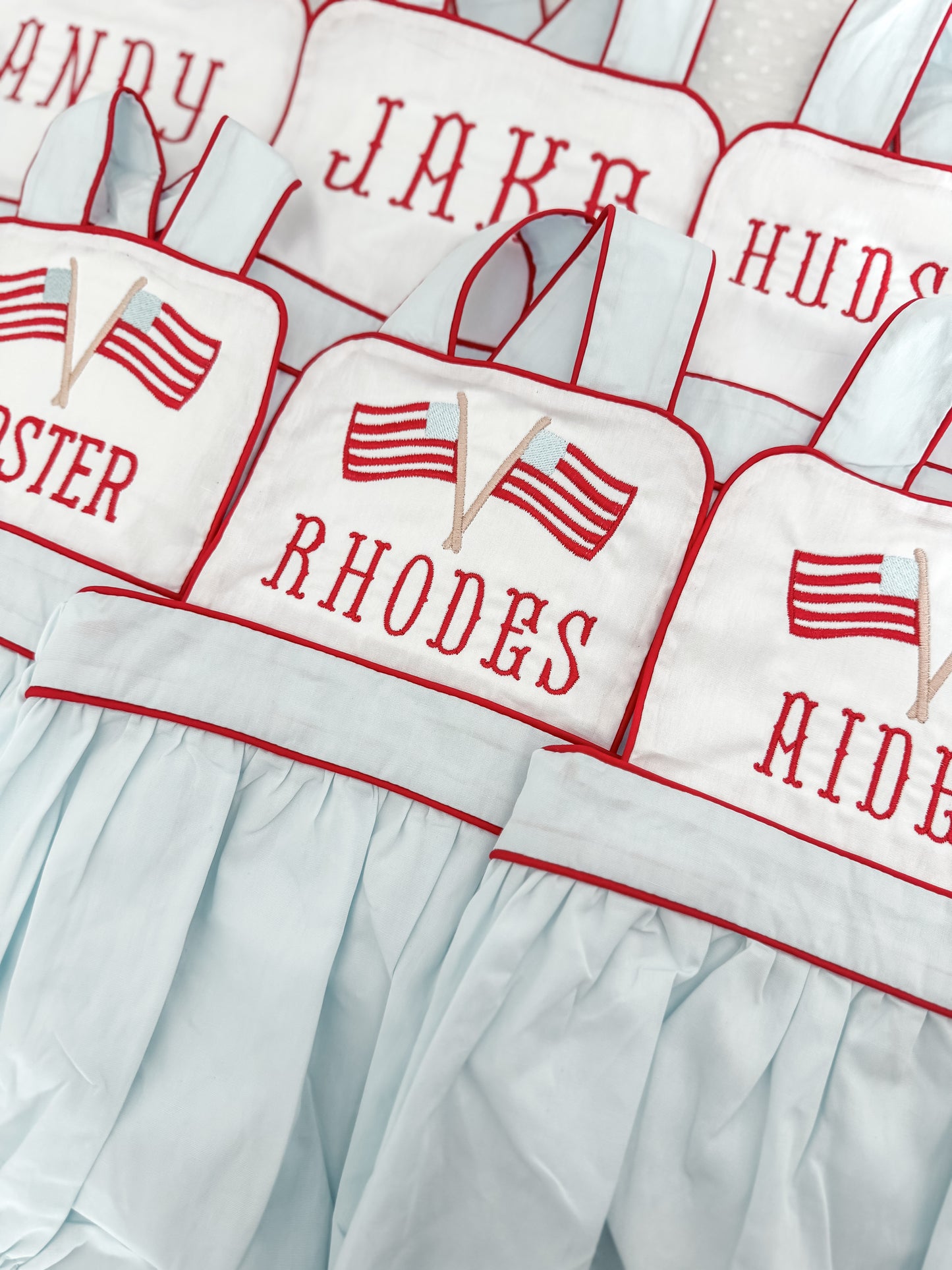 Patriotic Bubble/Dress/Short Set