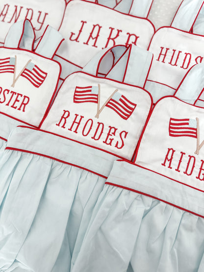Patriotic Bubble/Dress/Short Set