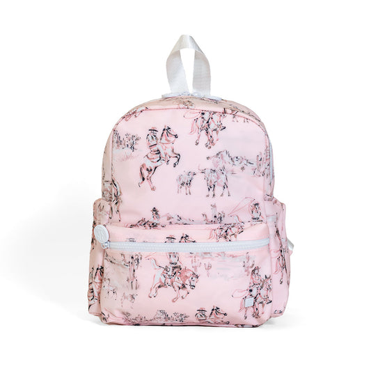 TRVL COWGIRL TOILE MINI BACKPACK