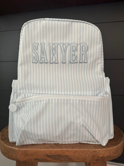 TRVL BLUE PIMLICO STRIPE BACKPACK