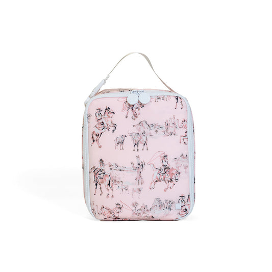 TRVL COWGIRL TOILE LUNCHBOX